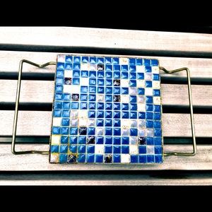 Mid Century Vintage tile trivet